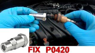 FIX for P0420 Error code , O2 sensor eliminator, adapter, spacer