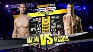 BAMMA 25 - Matt Hallam Vs Alexander Bergman