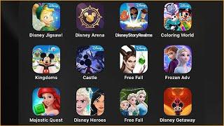 Disney Jigsaw,Disney Story Realms,Disney Kingdoms,Disney Castle of Illusion,Inside Out,Emoji Blitz