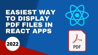 How to display PDF Files using React PDF Viewer in 2022