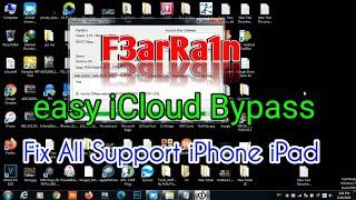 F3arRa1n iCloud Bypass Fix All Support iPhone iPad All IOS 13.7