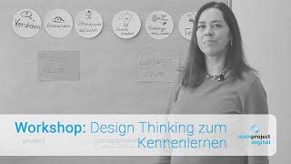 Workshop: "Design Thinking zum Kennenlernen" │mainproject digital