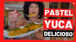  APRENDE a PREPARAR la MEJOR RECETA de PASTEL de YUCA (Puertorriqueños) *Puerto Rico* Cookingconomi