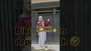 Lagi asek bikin video depan rumah eh ada gojek lewat #shorts #dailyvlog#viralvideo