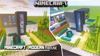 Simple Modern House in Minecraft #10 | Samcraft Hindi