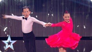 Dinky dancing duo Lexie and Christopher DAZZLE in the Semi-Finals! | Semi-Finals | BGT 2018