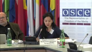 Begaim Usenova, Director, Media Policy Institute, Kyrgyz Republic