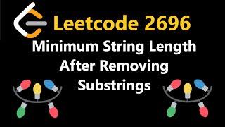 Minimum String Length After Removing Substrings - Leetcode 2696 - Python