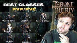 The Best Classes for Throne and Liberty | Sodapoppin Reacts