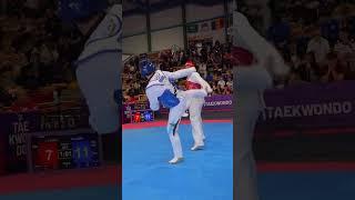 taekwondo headshot.#taekwondo #headshot #kick #pawer