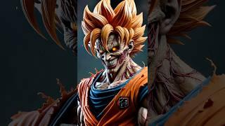 A horror version of the Dragon Ball Z characters #scary