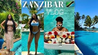 ZANZIBAR TRAVEL VLOG: Swimming with turtles,floating breakfast,Prison Island & more