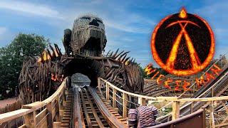 Wicker Man [4K] Front Seat POV - Alton Towers Resort