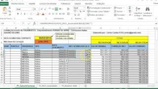 Planilha Correcao INCC
