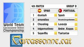 Carcassonne World Team Championship  (Spain vs. Portugal) | Live Cast