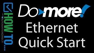 How to Connect to a Do-more PLC Via Ethernet from AutomationDirect