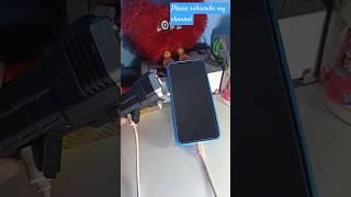 portable rechargebal Torch With Power bank #Torch#powerbank#charging#shorts#virals