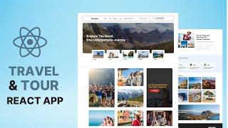 React JS Project - Responsive Tour and Travel Website for Beginner in React JS