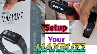 Unboxing Maxxbuzz  Virgin Pulse fitness Band ||How to setup the Band ||sync with steps||