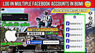 bgmi me dusara Facebook account kaise login kare in iPhone /bgmi facebook login problem in ios