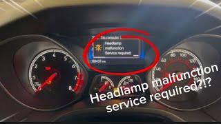 FORD FOCUS ST HEADLAMP FAULT!?!