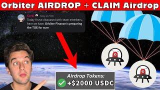 Orbiter Airdrop + CLAIM Airdrop - DO THIS NOW