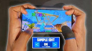 Fortnite Mobile With Simple Edit is EASY... (120Hz + 0 Delay)