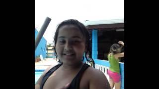 Desafio da piscina com a minha irmã