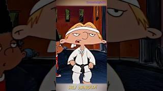 Arnold learns KARATE  | Hey Arnold! #shorts #recap