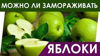 Можно ли замораживать яблоки? Советы по заморозке