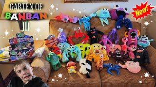 HUGE New Garten of Banban 3 Plush & Toys Unboxing Video!