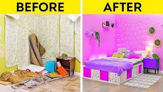 EXTREME ROOM MAKEOVER || Cool Home Decorating Hacks