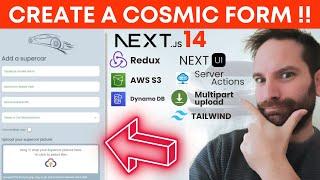 Build a Dynamic Form with Next.js 14  | Multipart Upload, DynamoDB S3, Next UI, Redux Server Actions