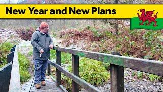 187. Winter Walk & Approaching Snowstorm - Living Alone in Wales (January 2025)