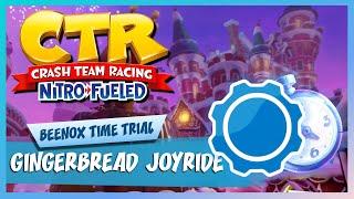 Gingerbread Joyride - Developer Time Trial (1:53:78 vs 1:54:51) | Crash Team Racing Nitro-Fueled