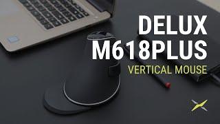 DELUX M618PLUS ERGONOMIC VERTICAL MOUSE