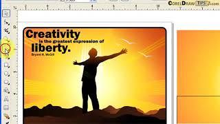 Using the Interactive Fill tool in  CorelDraw