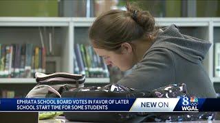 Ephrata School District vote for late starts