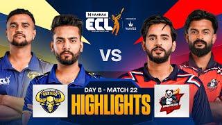 Fukra Insaan's Bangalore Bashers Beat Elvish's Haryanvi Hunters | Match 22 Highlights | ECLT10