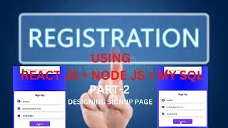 Signup Page Design.