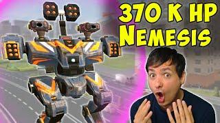 370k HP NEMESIS Beats LEECH - War Robots Mk2 Gameplay WR