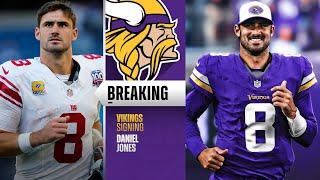 BREAKING: Minnesota Vikings Sign QB Daniel Jones!