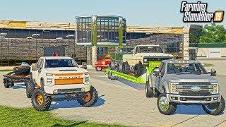 RCC TRUCK DAY! CUSTOMIZING TRUCKS & TRAILERS FOR THE LOT! | FARMING SIMULATOR 2019