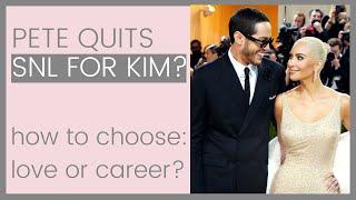 PETE DAVIDSON QUITS SNL FOR KIM KARDASHIAN? | How To Choose Between A Guy & A Job | Shallon Lester