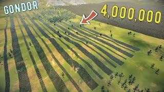 4,000,000 Isengard Orcs vs 14 Lines Gondor Defens - UEBS 2