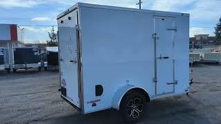 Cargo Mate 5x10 Enclosed Cargo Trailer w Brakes & Ramp Door - AAA Trailer - Howell MI