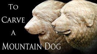 The Great Pyrenees Walking Cane-How I Carved It Twice