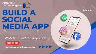 Build A Project | Social Media App | Flutter Project | Appverse Technologies