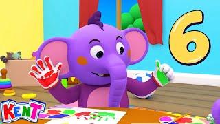 Colors And Numbers Song + More Nursery Rhymes By Kent The Elephant