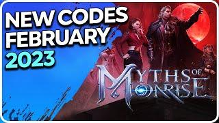 Myths of Moonrise CODES February 2023 New Redeem Codes Myths of Moonrise